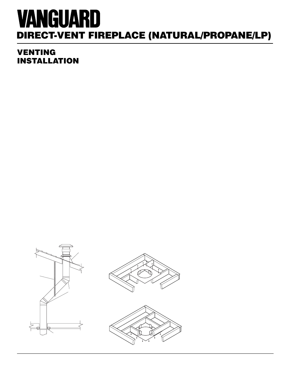 Direct-vent fireplace (natural/propane/lp), Venting installation, Continued | Desa BDV37N/P User Manual | Page 12 / 42