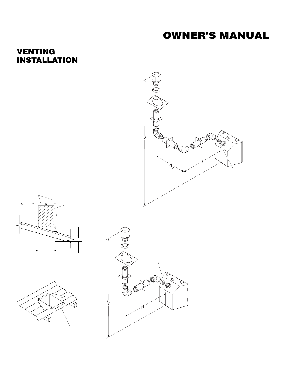 Owner’s manual, Venting installation, Continued | Desa BDV37N/P User Manual | Page 13 / 42