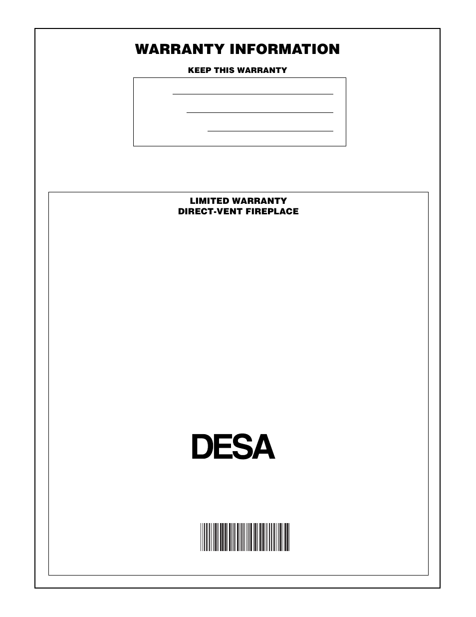 Warranty information, International | Desa BDV37N/P User Manual | Page 42 / 42