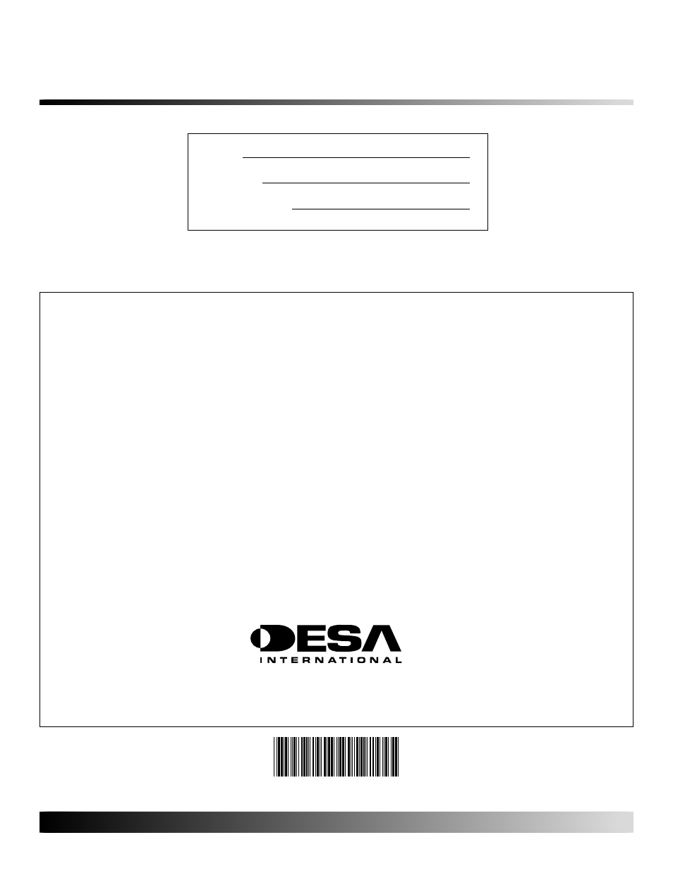 Warranty information | Desa A  Remote-Ready User Manual | Page 40 / 40