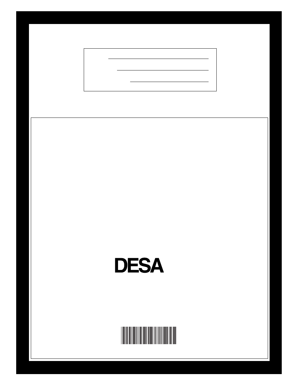 Warranty information | Desa CVSR24 User Manual | Page 24 / 24