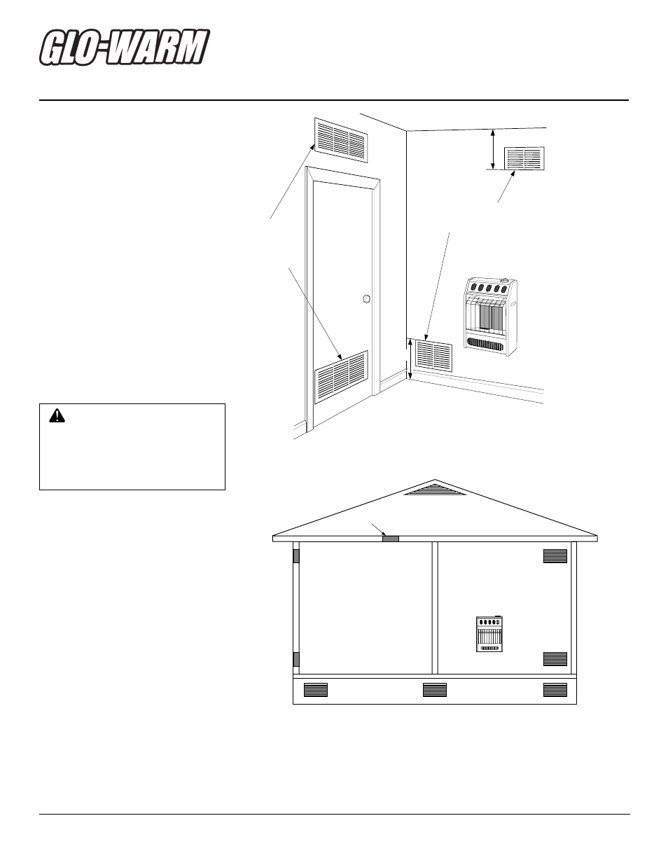 Natural gas heater, Fresh air for combustion and ventilation, Continued | Desa FA-2B User Manual | Page 6 / 20