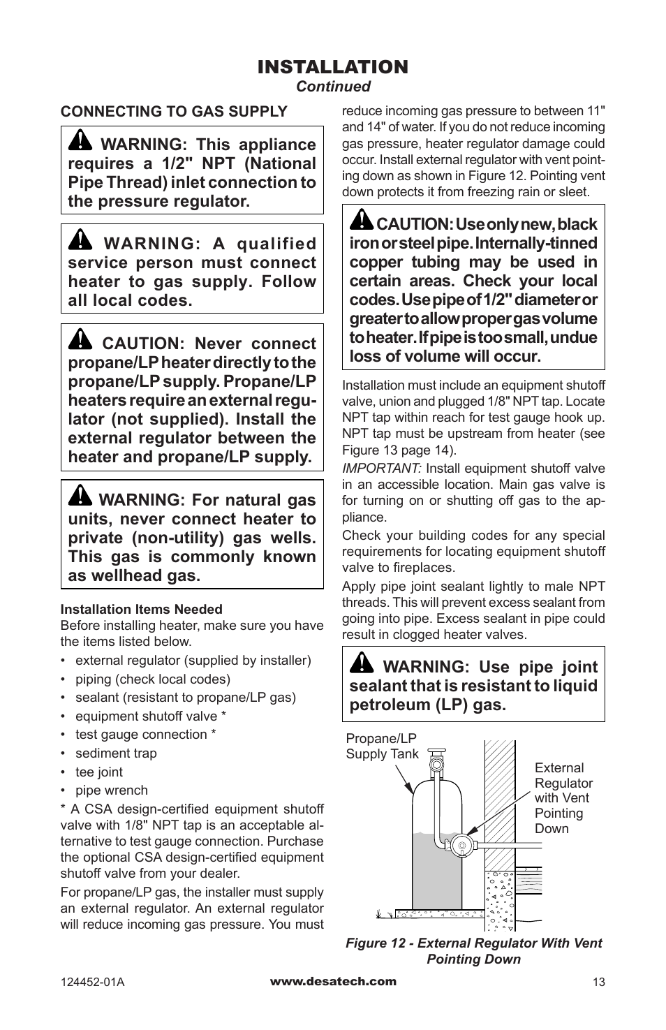 Desa VyS18NC User Manual | Page 13 / 32