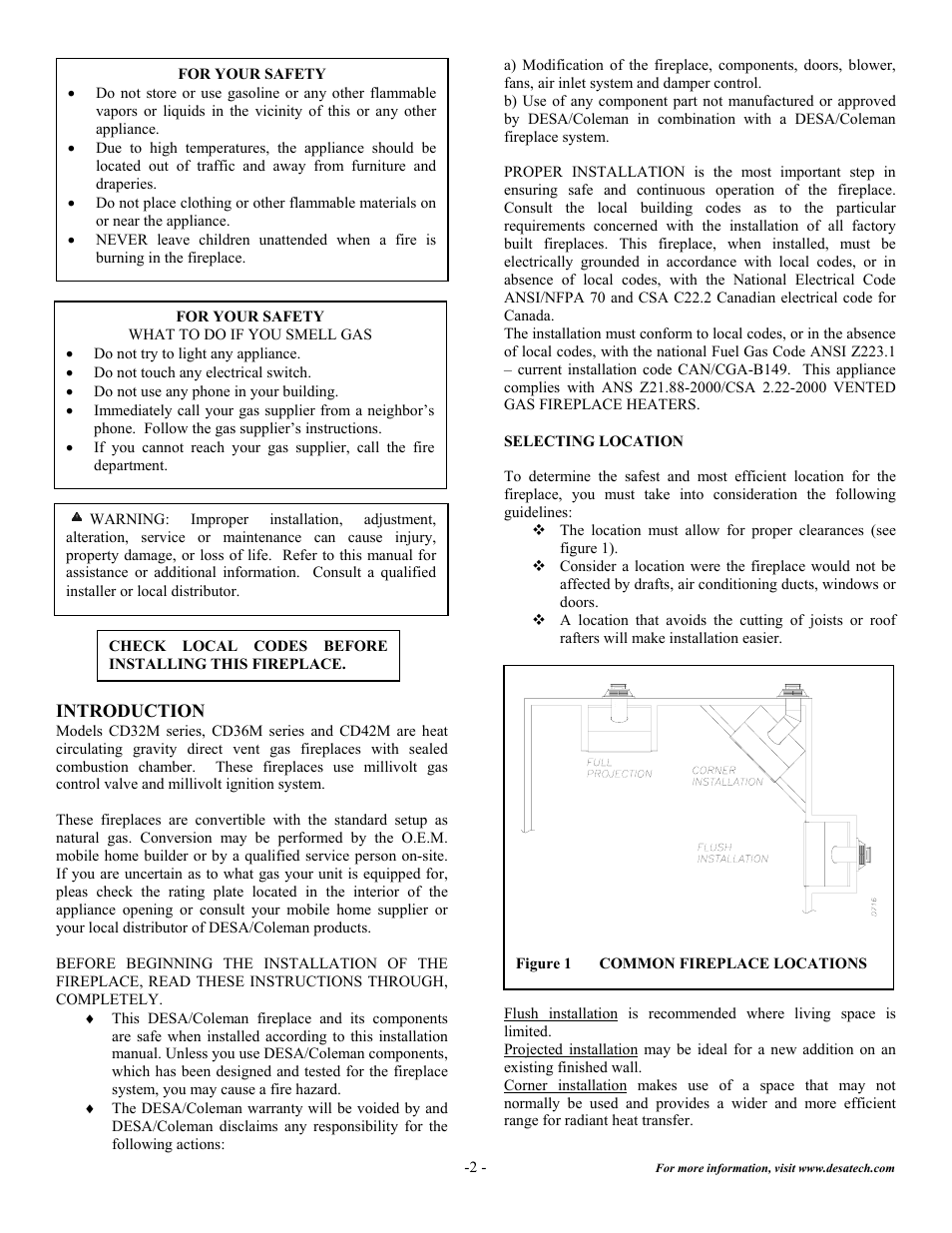 Desa CD32M (-1)(-2) User Manual | Page 3 / 19