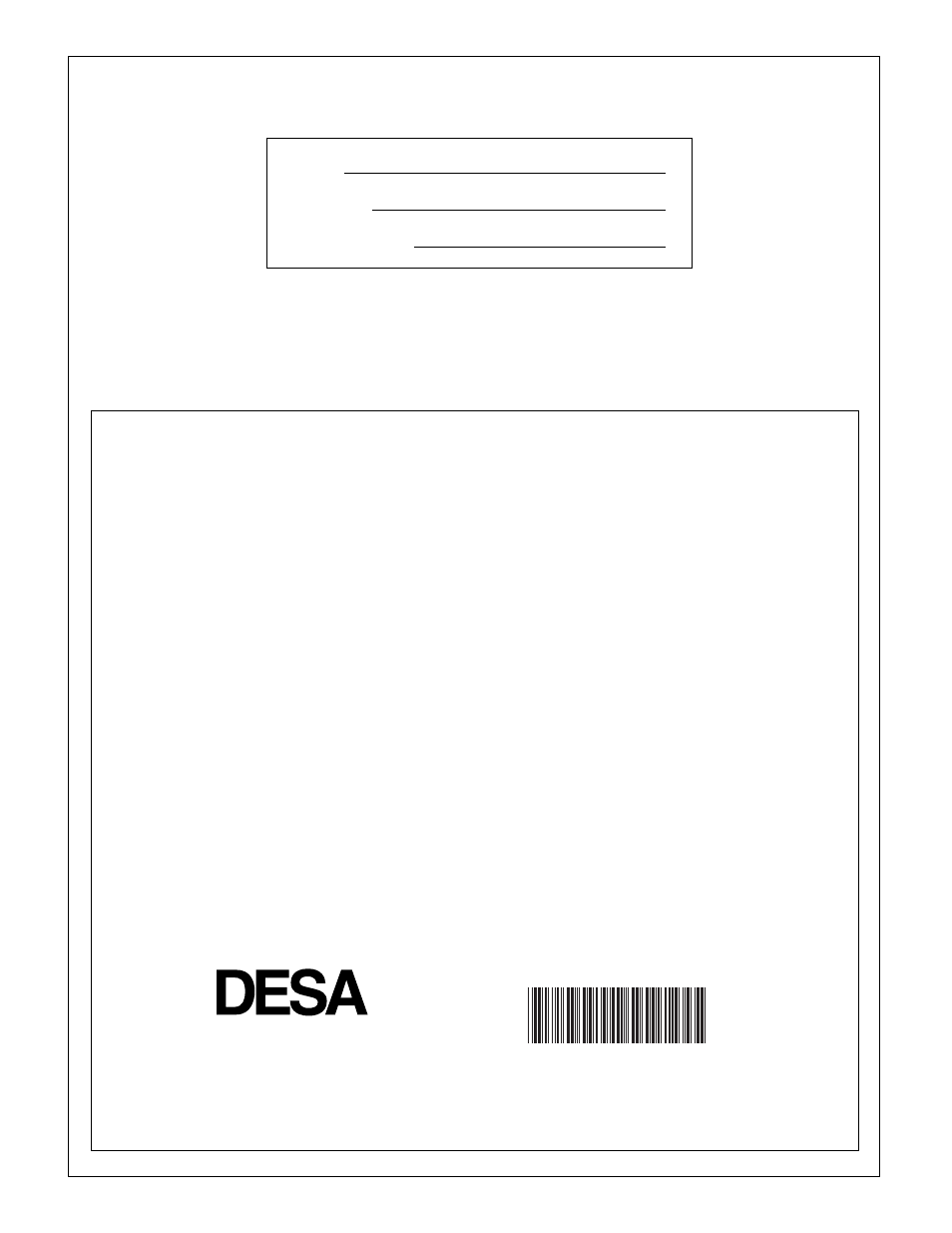 Warranty information | Desa Rgh3000 User Manual | Page 28 / 28