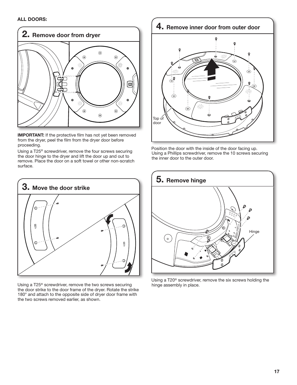 Whirlpool 27 Inch Ventless Electric Dryer Installation Instructions User Manual | Page 17 / 32