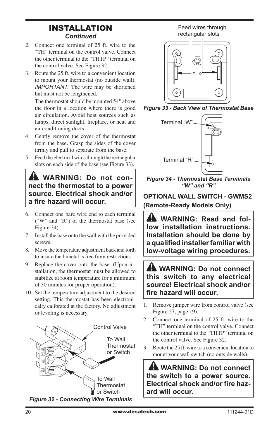 Installation | Desa CDCFTP User Manual | Page 20 / 48