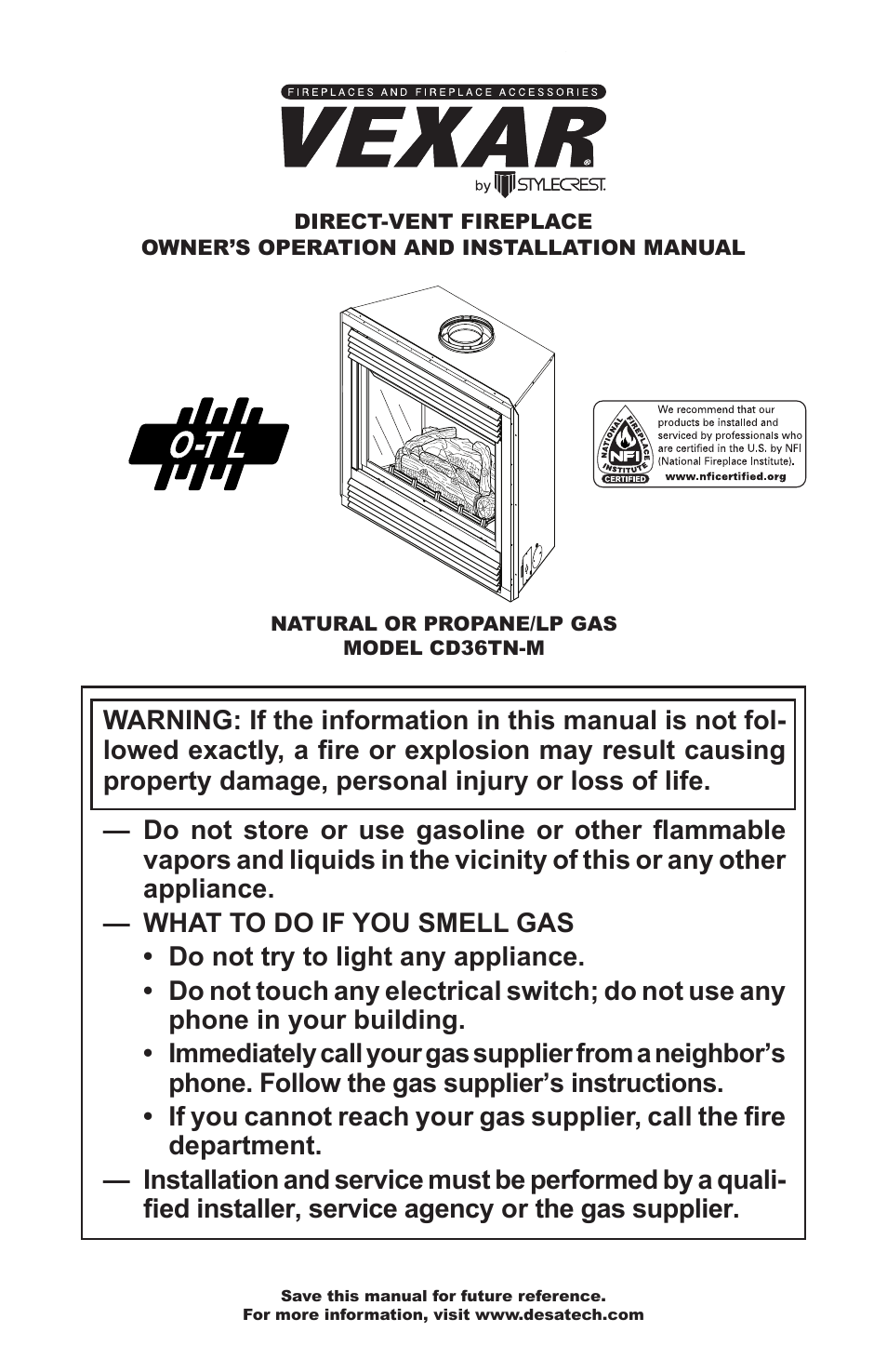Desa CD36TN-M User Manual | 44 pages