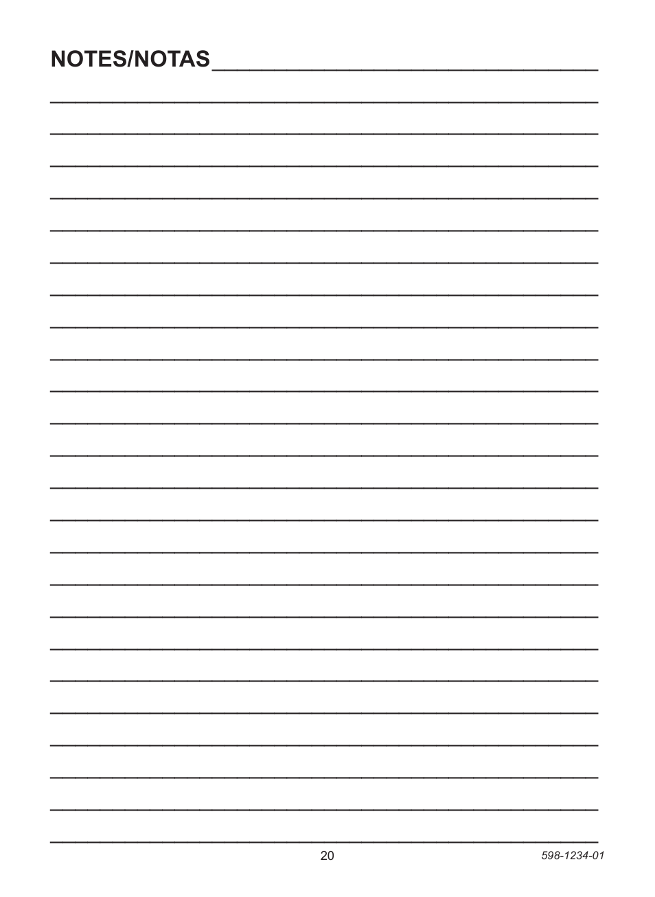 Desa DUALBRITE 4291 User Manual | Page 20 / 20