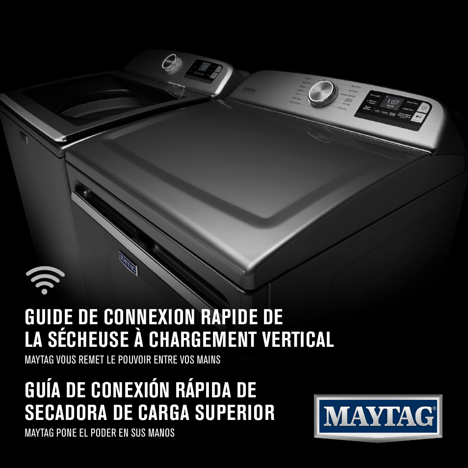 Maytag 27 Inch Electric Smart Dryer Quick Connect Guide User Manual | Page 8 / 14