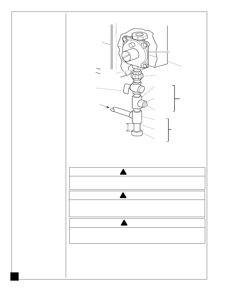 Checking gas connections, Warning, Caution | Desa VP5A User Manual | Page 10 / 24