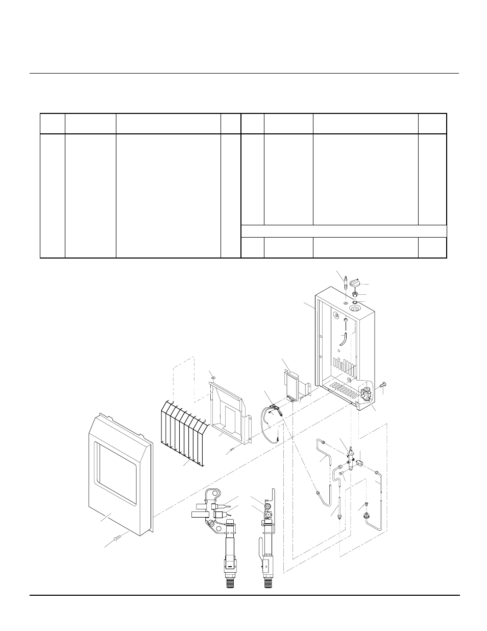 Natural gas heater vanguard vn6c and vn10, Parts list, Vn6c | Desa VN6C User Manual | Page 16 / 20