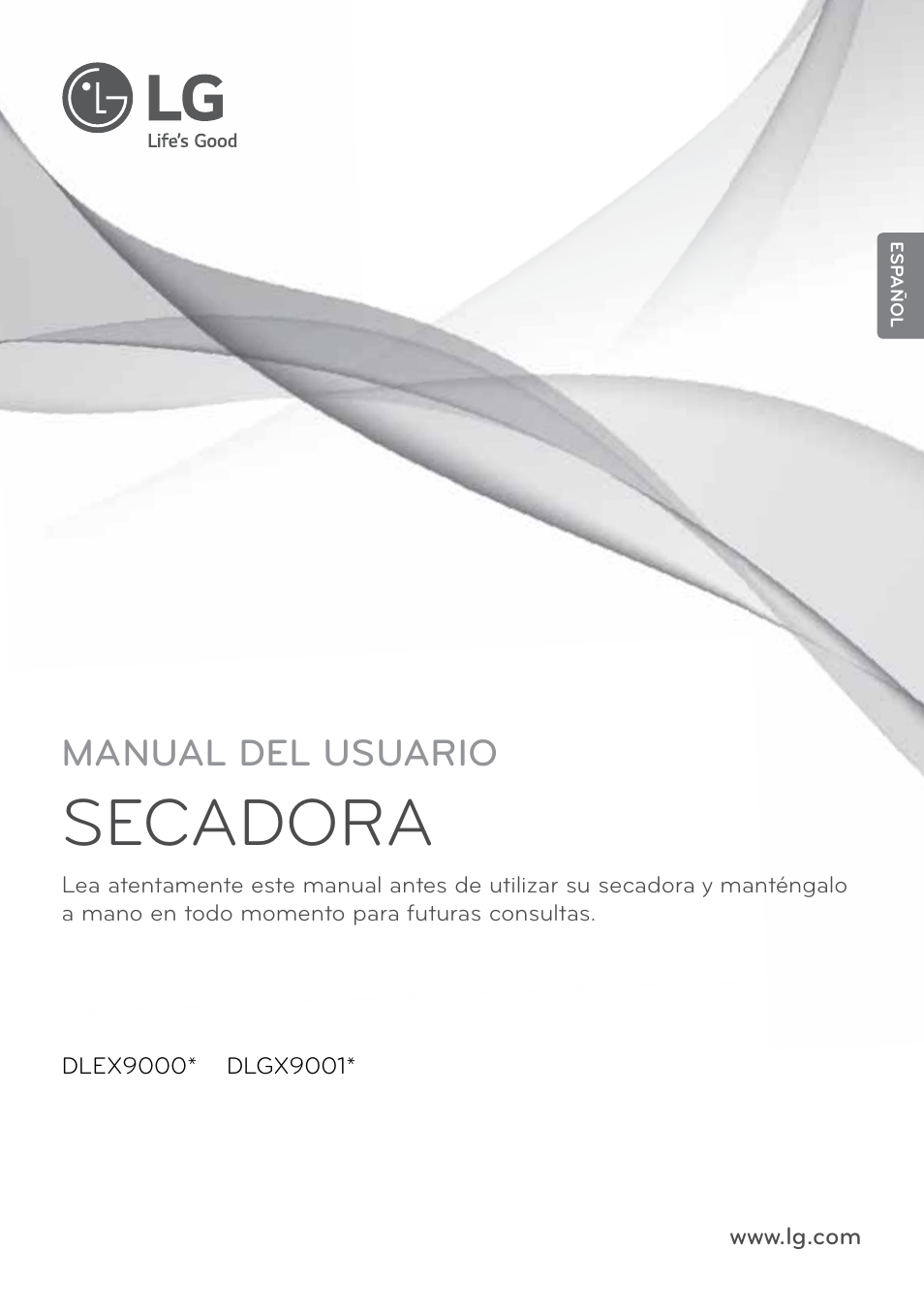 Secadora, Manual del usuario | LG Signature Series TurboSteam Series 29 Inch Electric Smart Dryer Owners Manual User Manual | Page 53 / 108