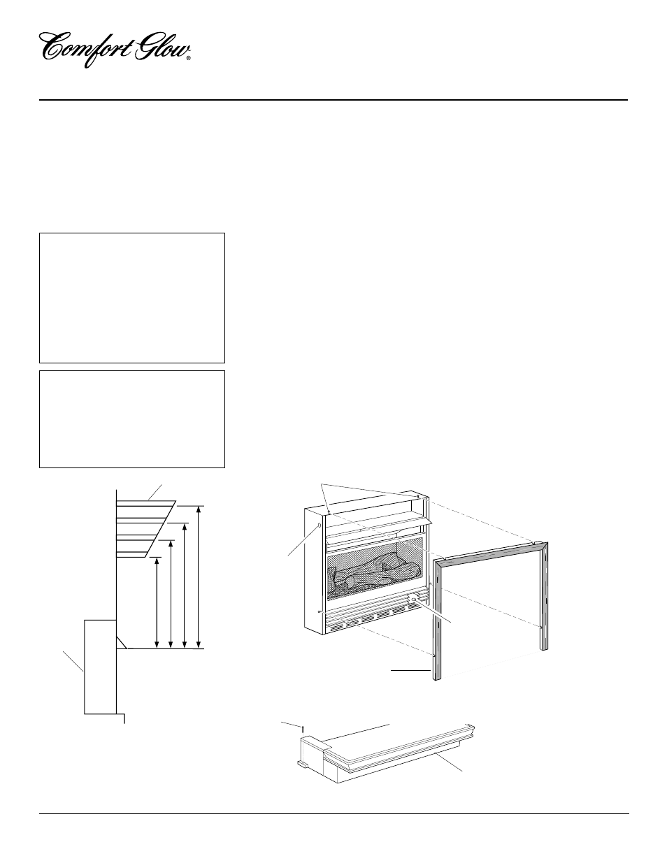 Vent-free propane/lp gas compact fireplace, Cgcftp, Installation | Continued | Desa CGCFTP User Manual | Page 10 / 28