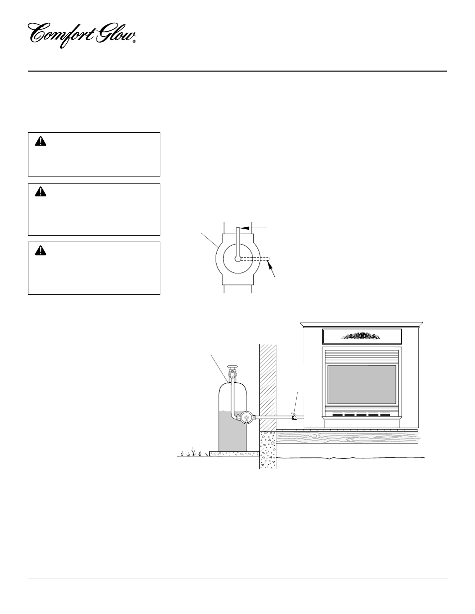 Vent-free propane/lp gas compact fireplace, Cgcftp, Installation | Continued | Desa CGCFTP User Manual | Page 16 / 28