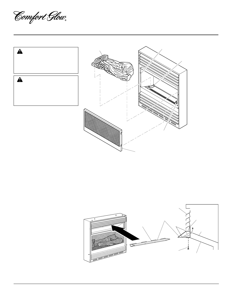 Vent-free propane/lp gas compact fireplace, Cgcftp, Assembly | Desa CGCFTP User Manual | Page 4 / 28