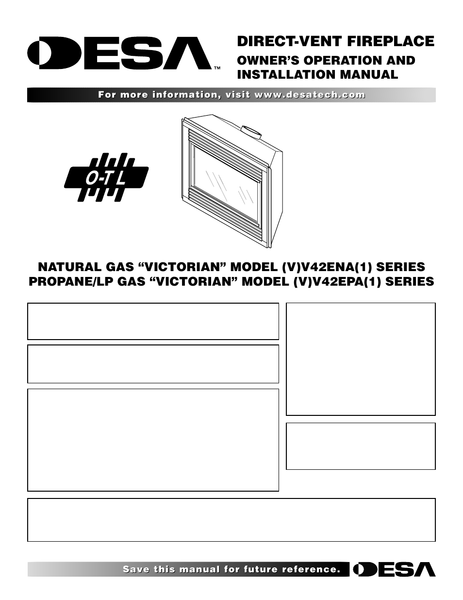 Desa (V)V42ENA(1) User Manual | 38 pages