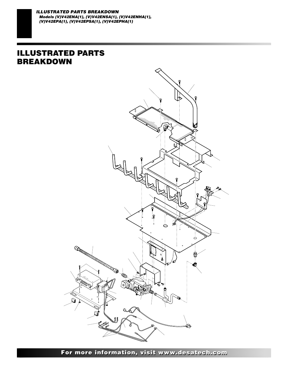 Illustrated parts breakdown | Desa (V)V42ENA(1) User Manual | Page 32 / 38