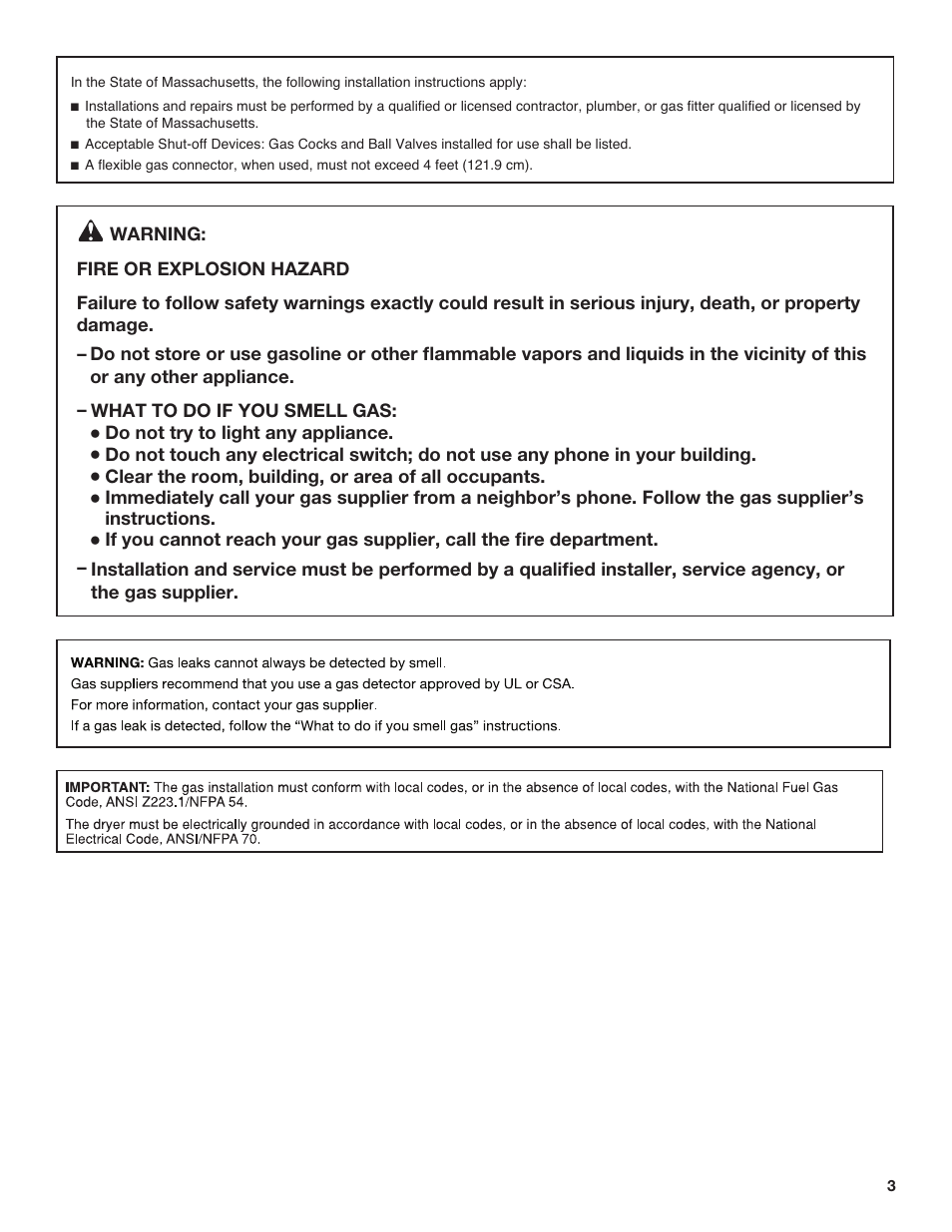 Amana 27 Inch Front Load Electric Dryer Owner Manual User Manual | Page 3 / 36