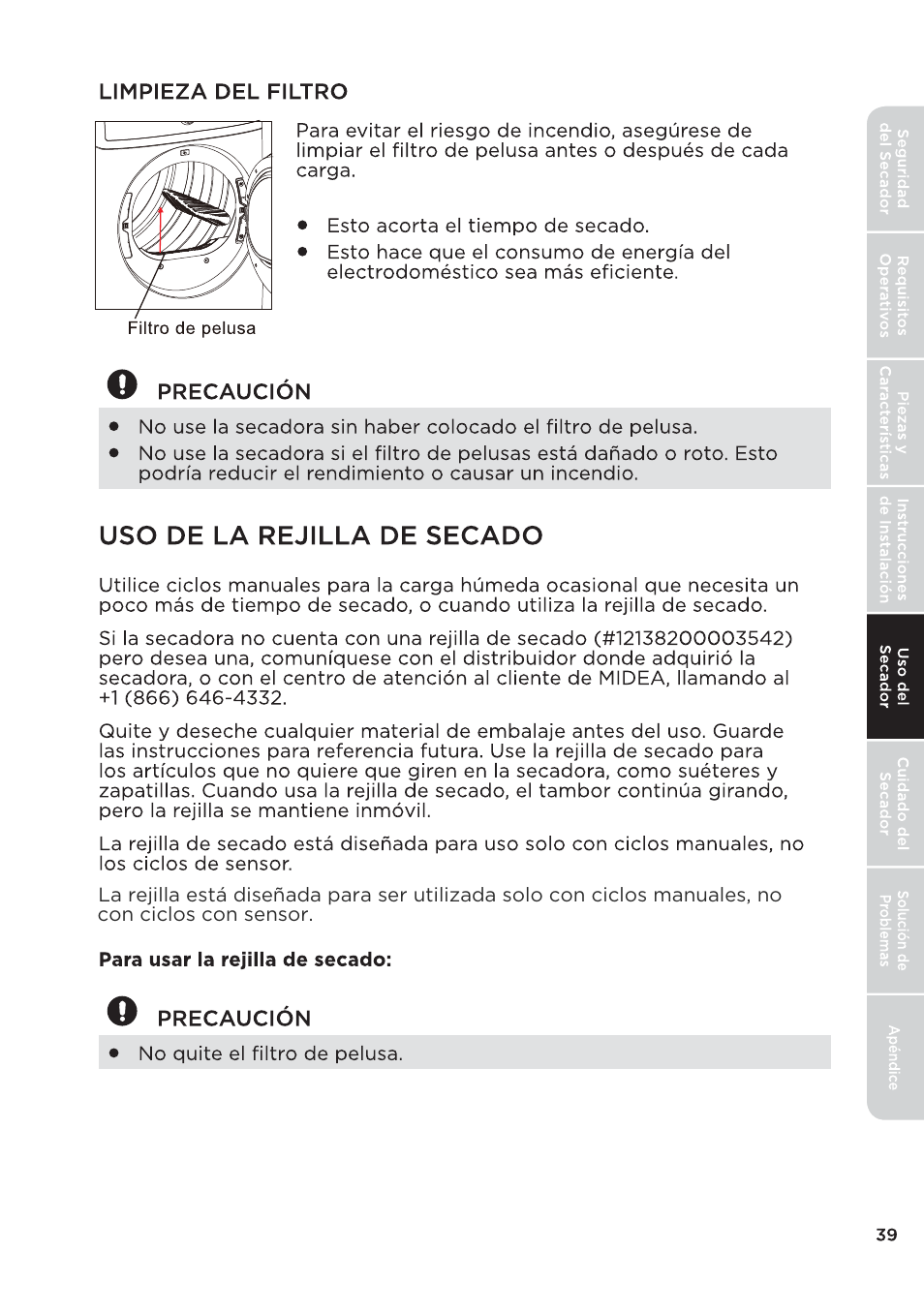 页 141 | MIDEA 27 Inch Electric Dryer Owner's Manual User Manual | Page 89 / 104