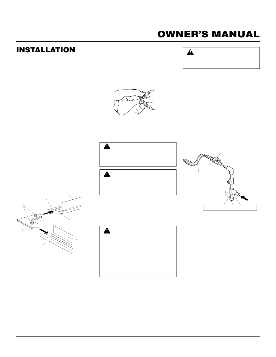 Owner’s manual, Installation, Continued | Desa CGCF26TNA User Manual | Page 11 / 24