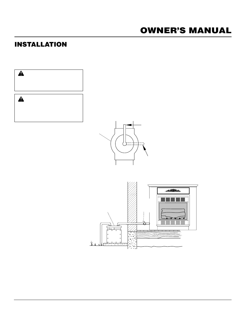 Owner’s manual, Installation, Continued | Desa CGCF26TNA User Manual | Page 13 / 24