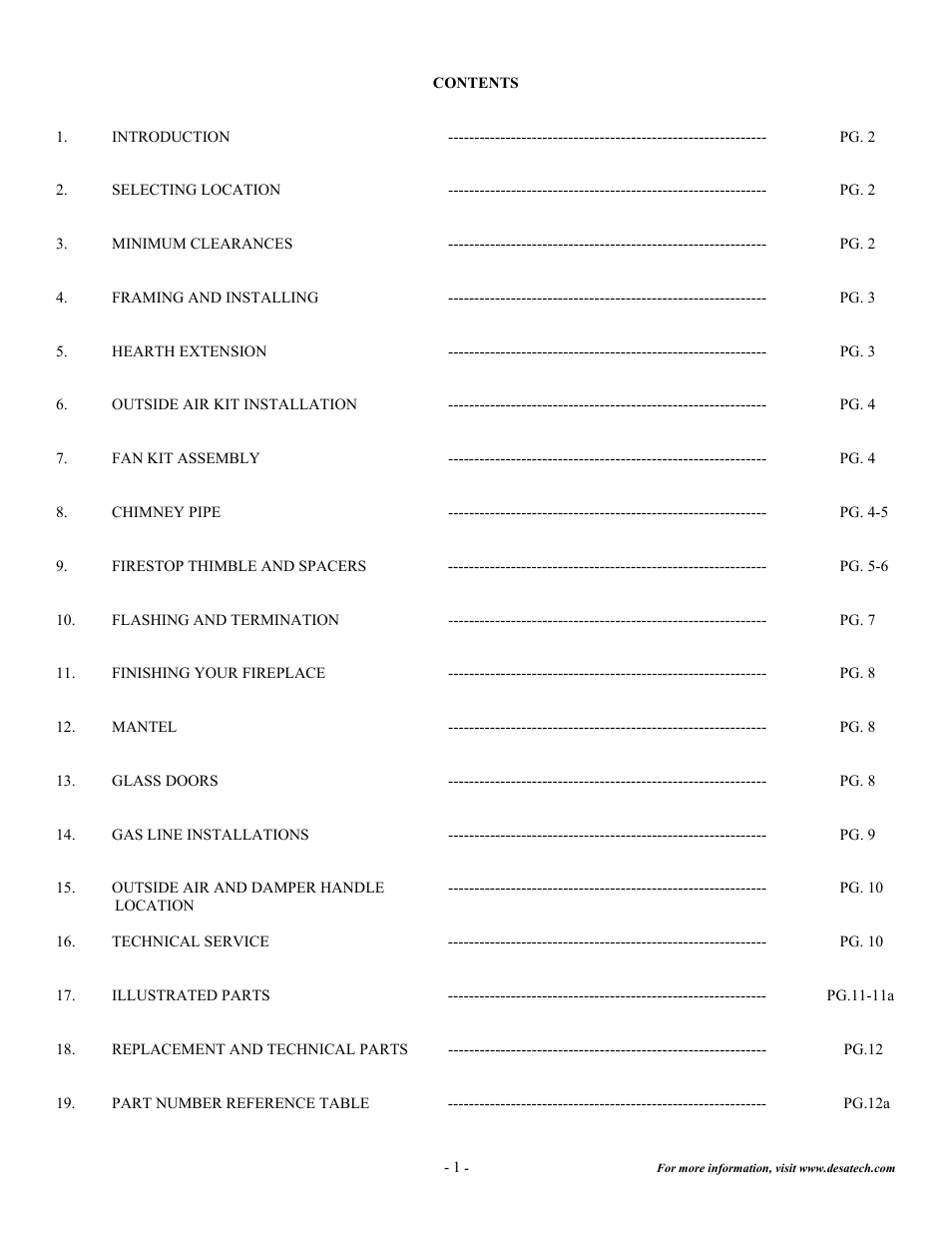 Desa C36EMW User Manual | Page 2 / 15