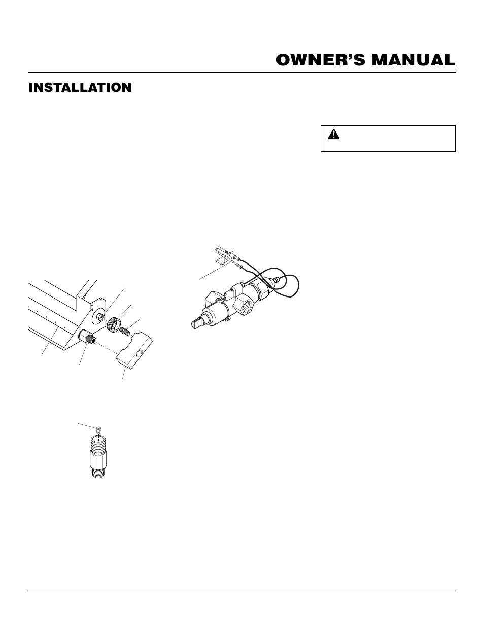 Owner’s manual, Installation, Continued | Desa VVTR24 User Manual | Page 11 / 22