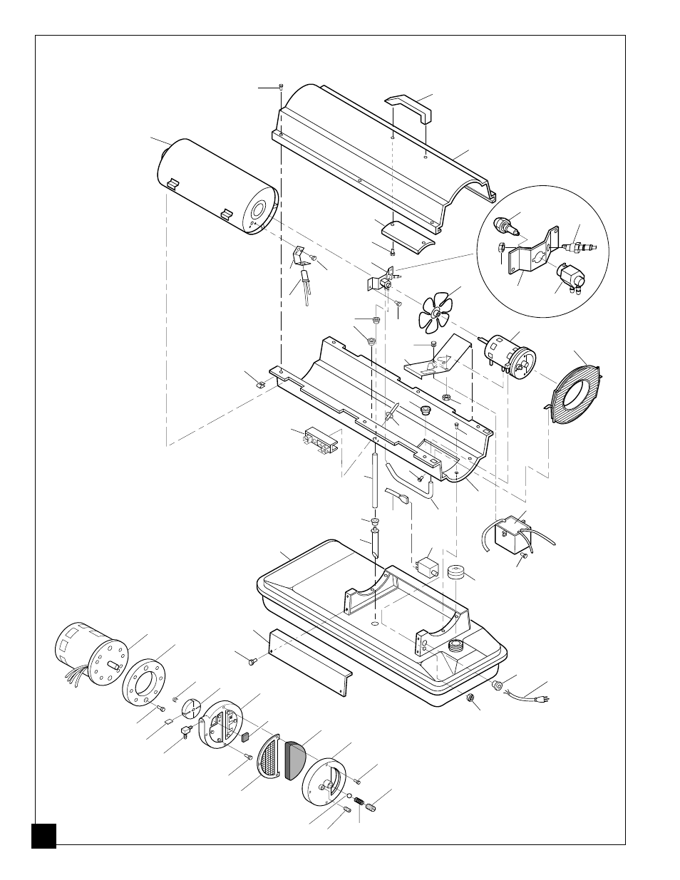 Illustrated parts breakdown | Desa B50G User Manual | Page 14 / 16