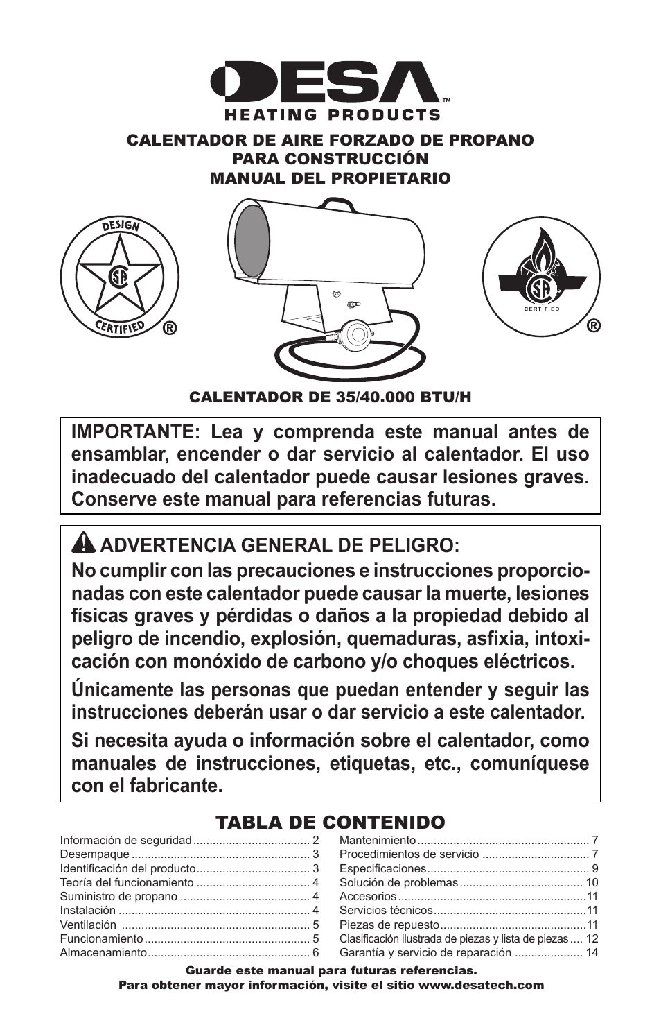Desa RLP155AT User Manual | Page 15 / 44
