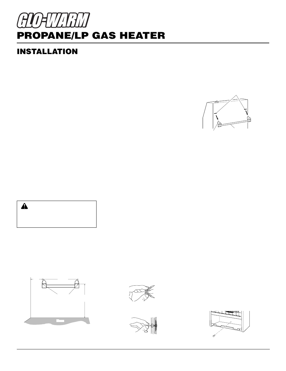 Propane/lp gas heater, Installation, Continued | Desa FB-2B User Manual | Page 8 / 20