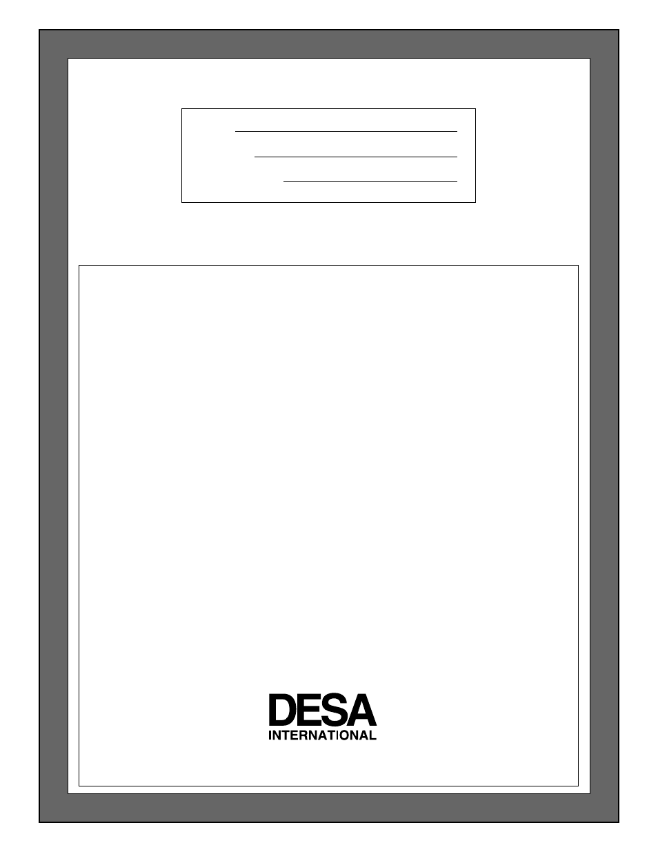 Warranty information | Desa CFN2800BTB User Manual | Page 32 / 32