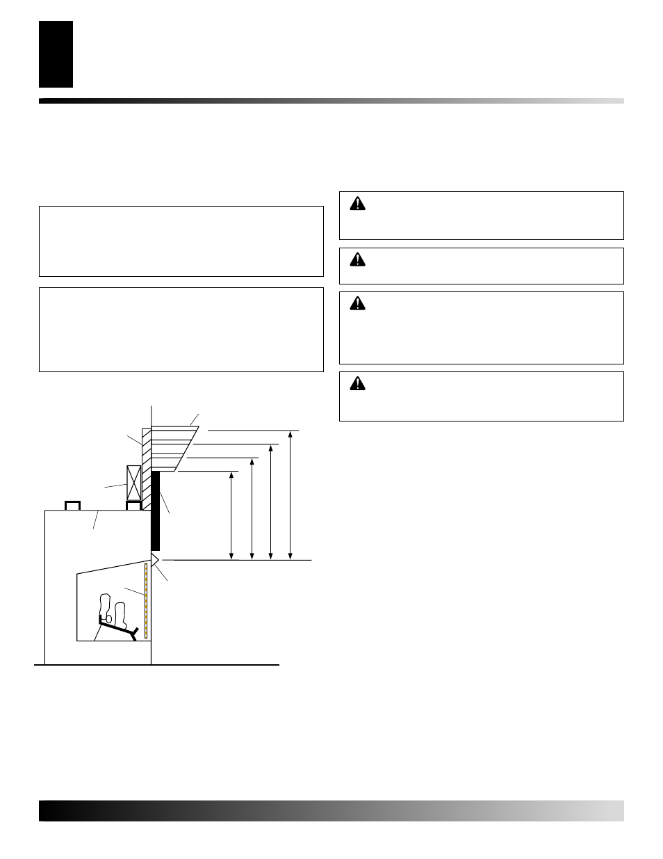 Installation, Continued, Installing gas piping to fireplace location | Desa YGF33PRB User Manual | Page 12 / 40