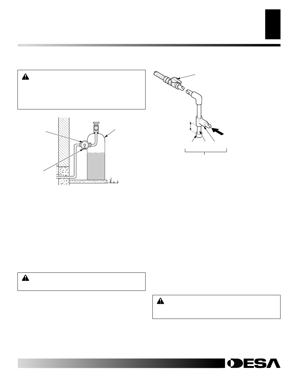 Installation, Continued | Desa YGF33PRB User Manual | Page 13 / 40