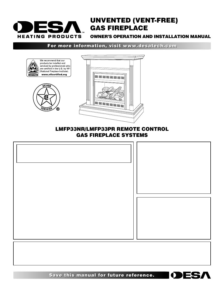 Desa LMFP33NR User Manual | 34 pages