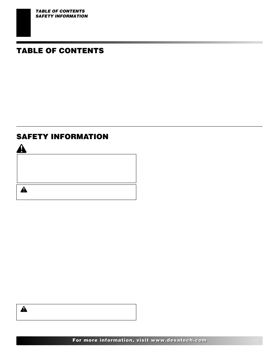 Desa P324 User Manual | Page 2 / 28