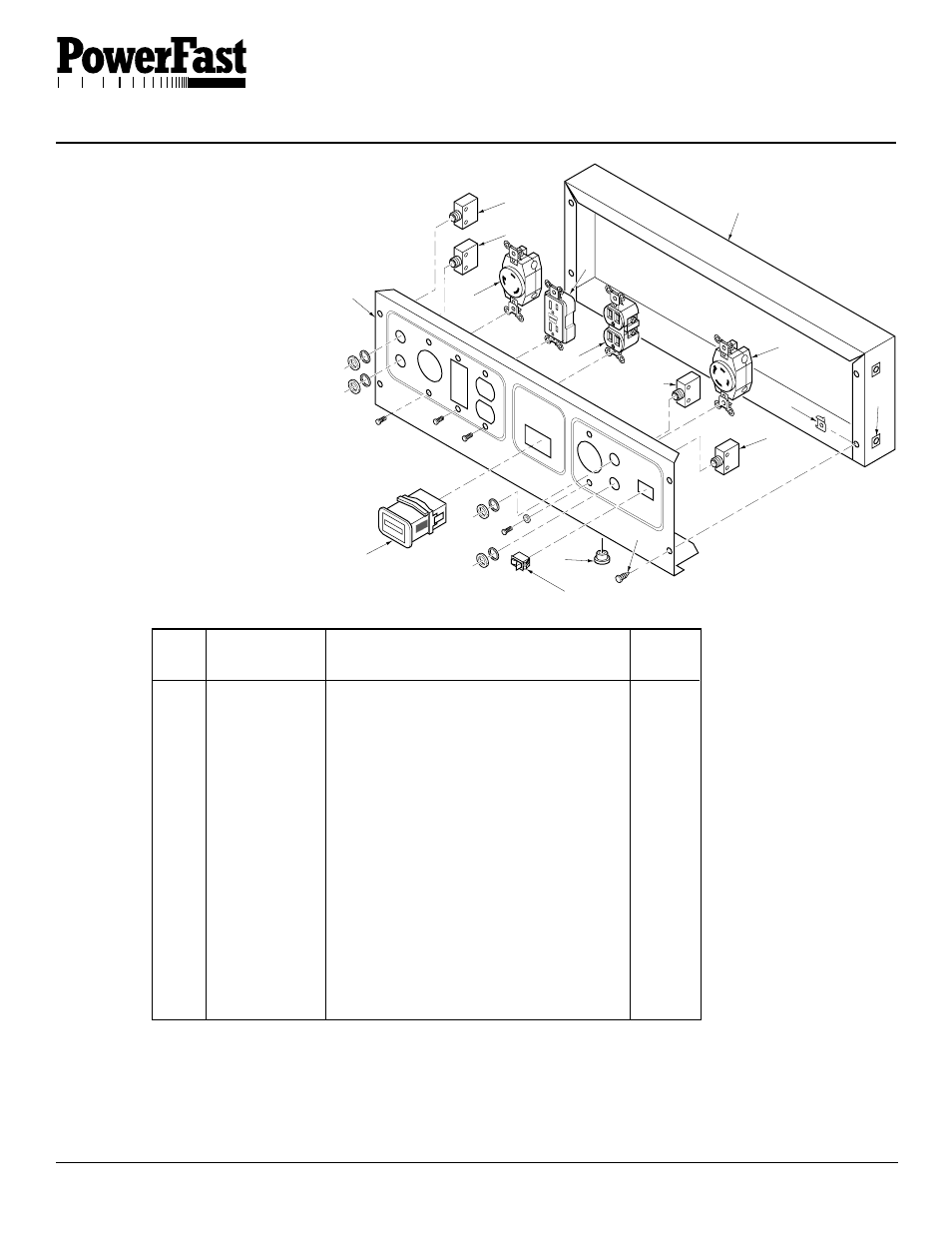 Portable gasoline generators, Illustrated parts list, For model pgh7500ie control panel | Desa PGH7500IE User Manual | Page 22 / 26