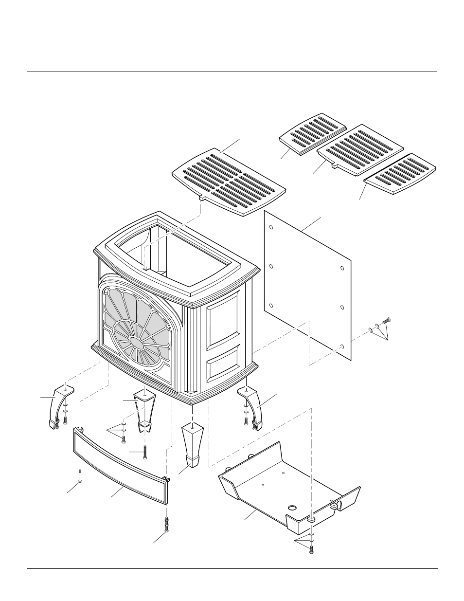 Illustrated parts breakdown | Desa (F)SVYD18N User Manual | Page 26 / 34