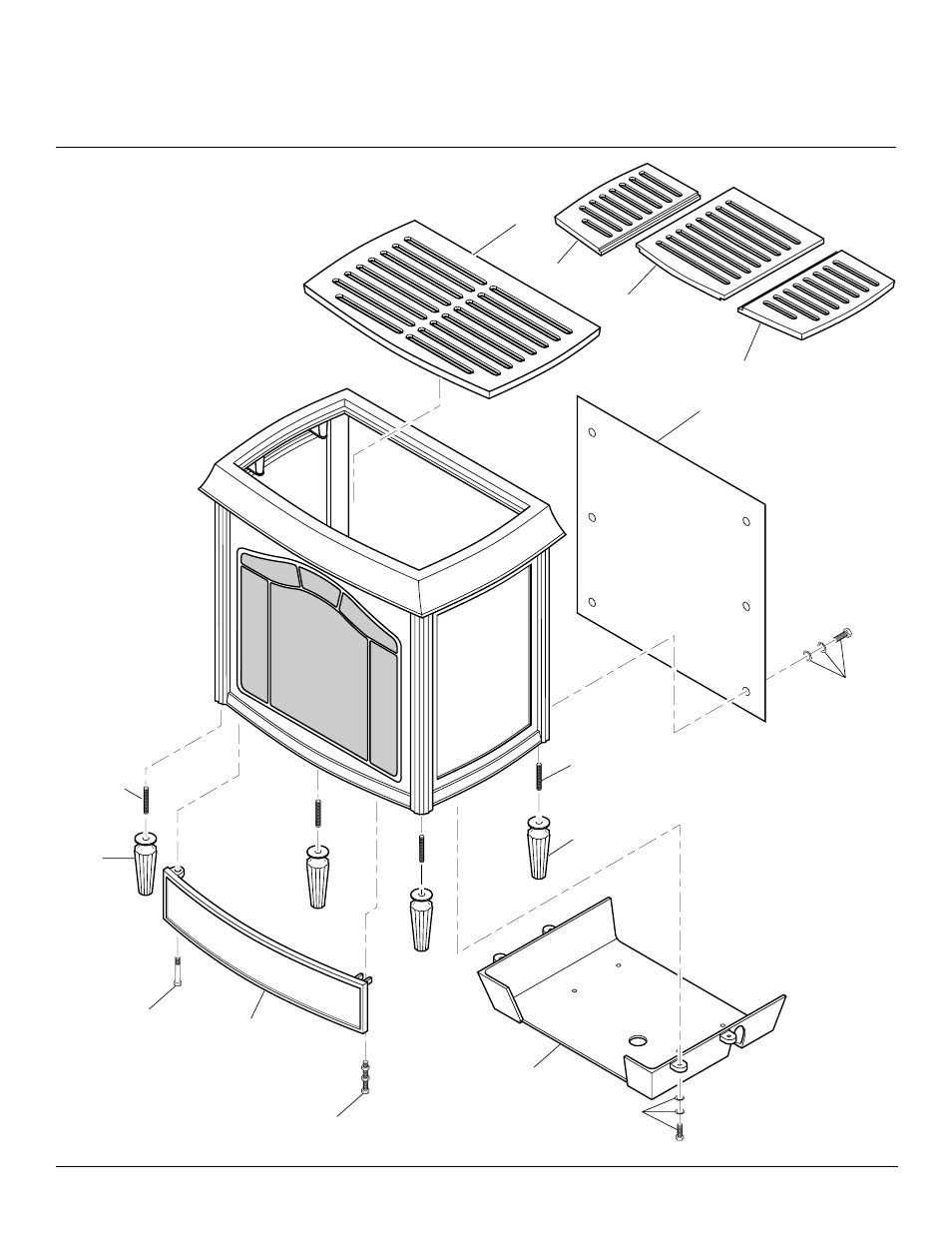 Illustrated parts breakdown | Desa (F)SVYD18N User Manual | Page 28 / 34