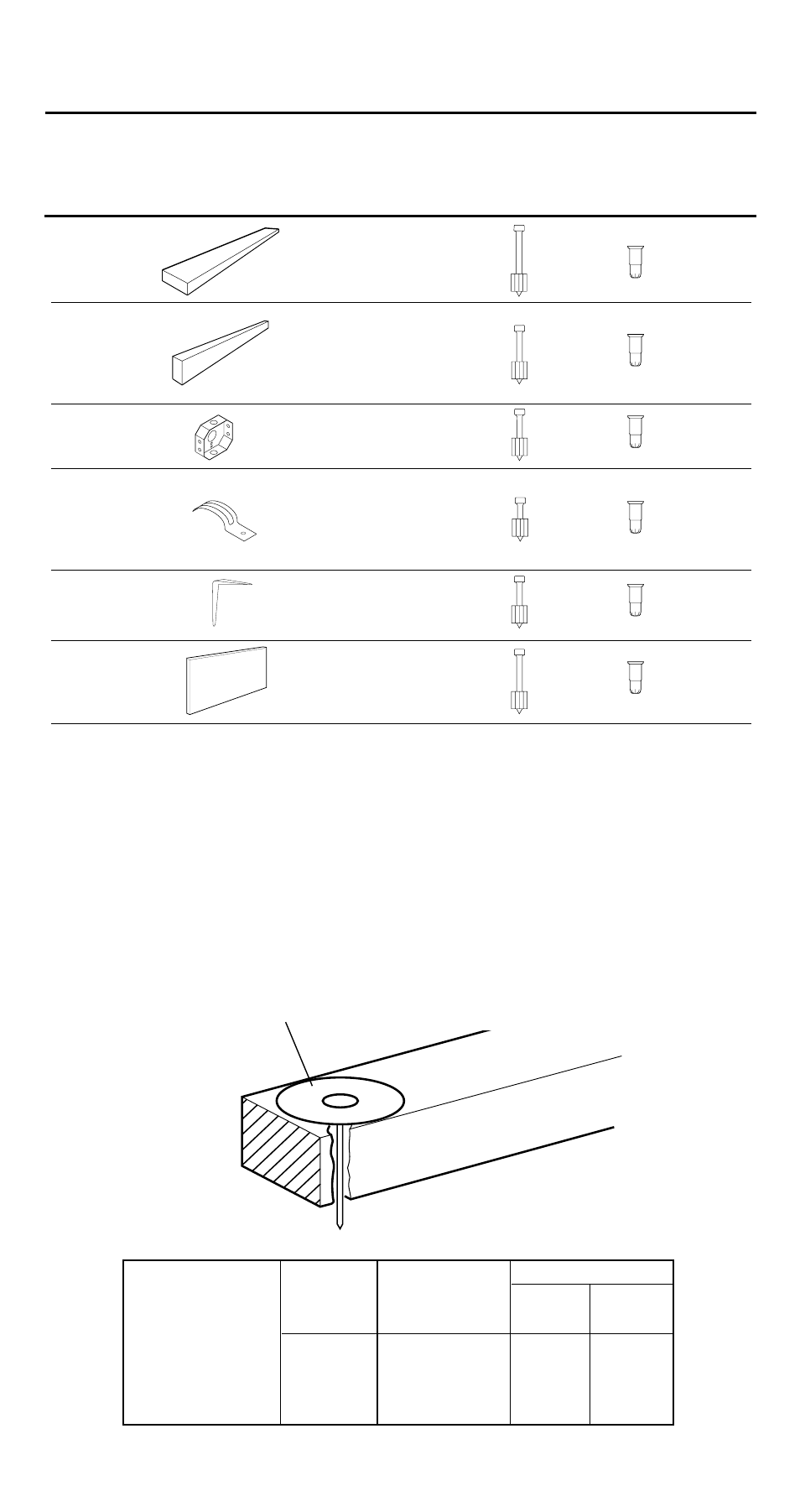 Application chart | Desa 496 User Manual | Page 26 / 28