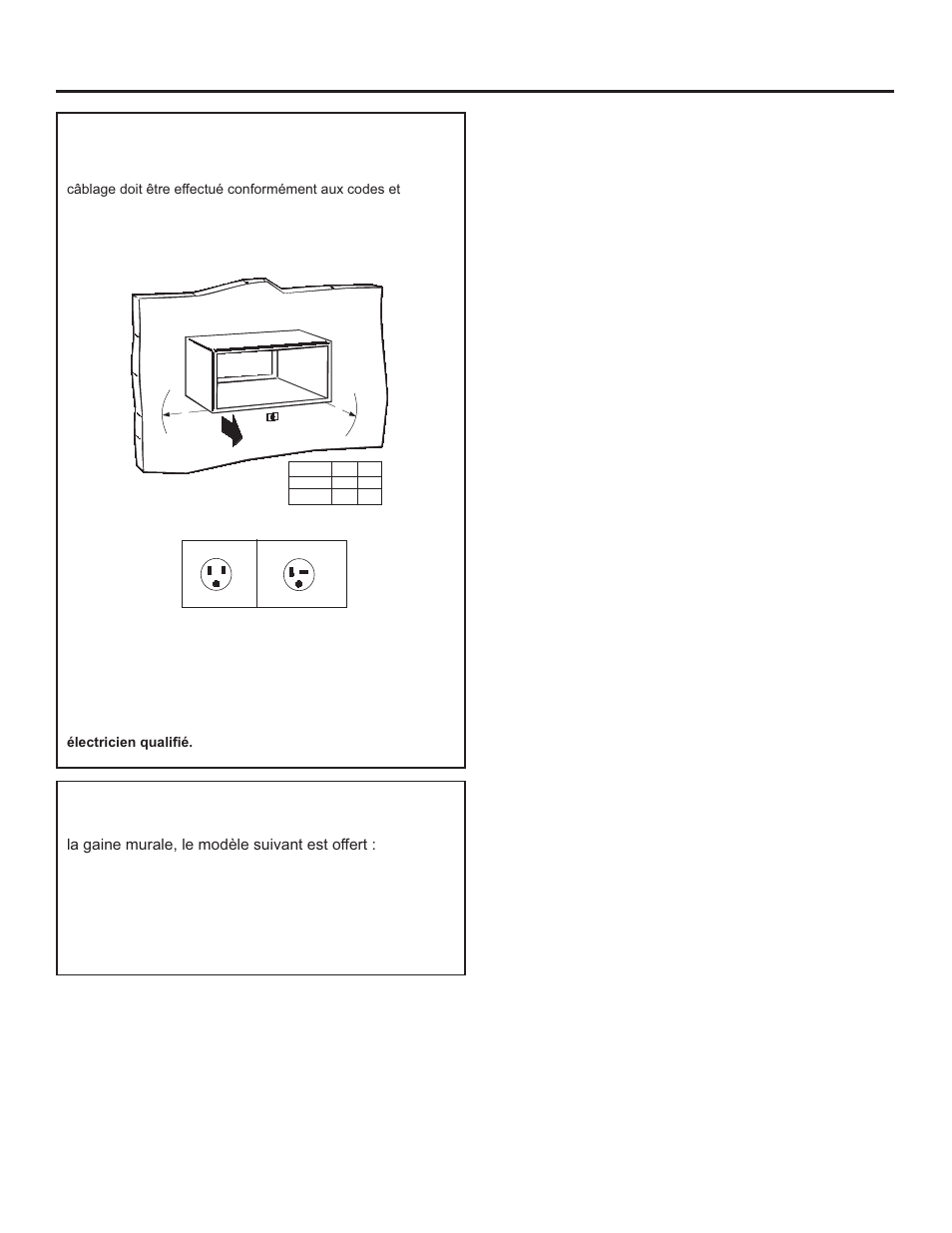 Instructions d’installation, Trousse de vidange (en option) | GE Room Air Conditioner Quick Snap Wall Sleeve Installation Guide User Manual | Page 10 / 10