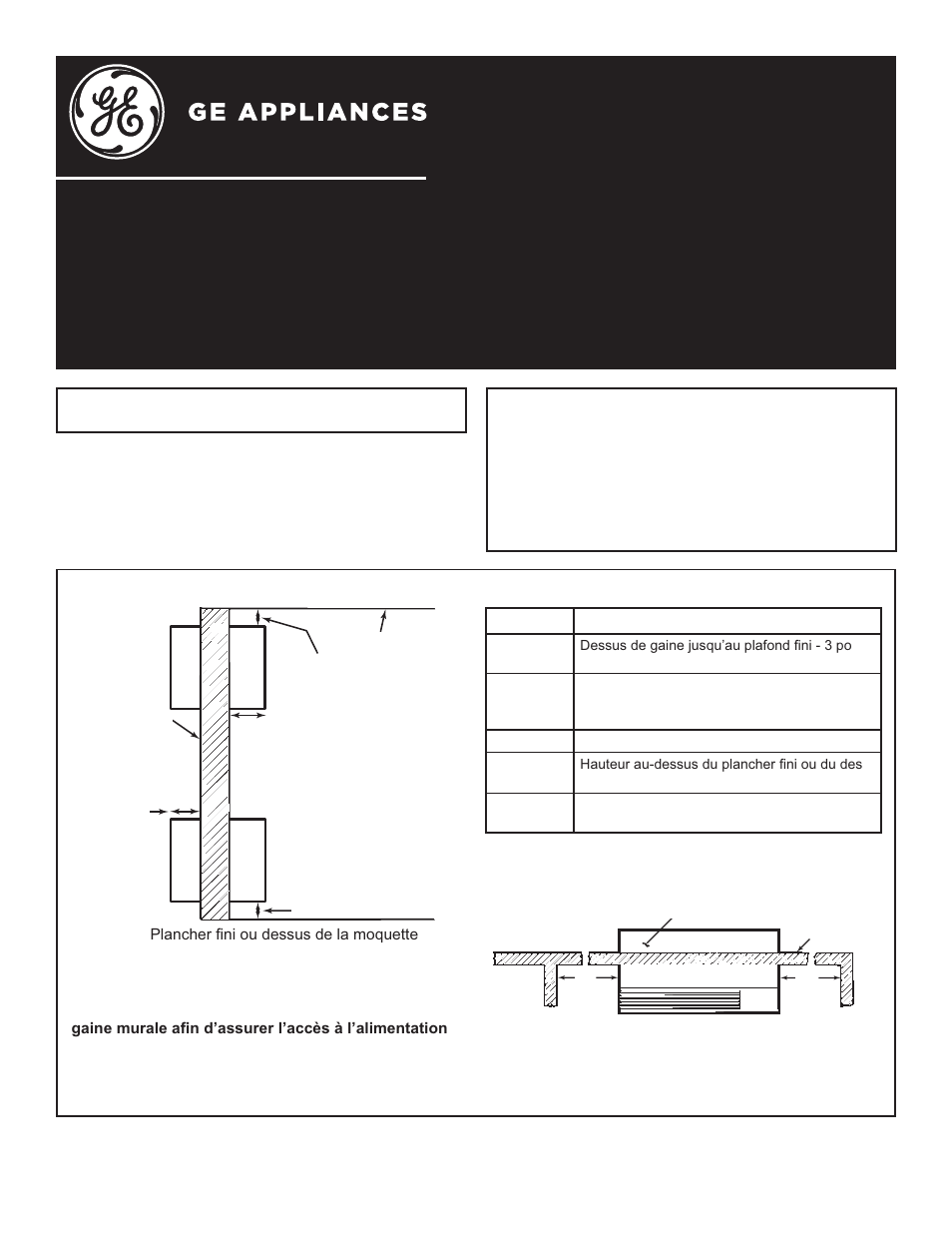 GE Room Air Conditioner Quick Snap Wall Sleeve Installation Guide User Manual | Page 6 / 10