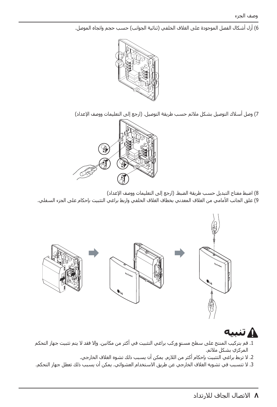 LG Dry Contact Module - 2 Contact Points 5V & 12V from Indoor PCB Installation User Manual | Page 120 / 128