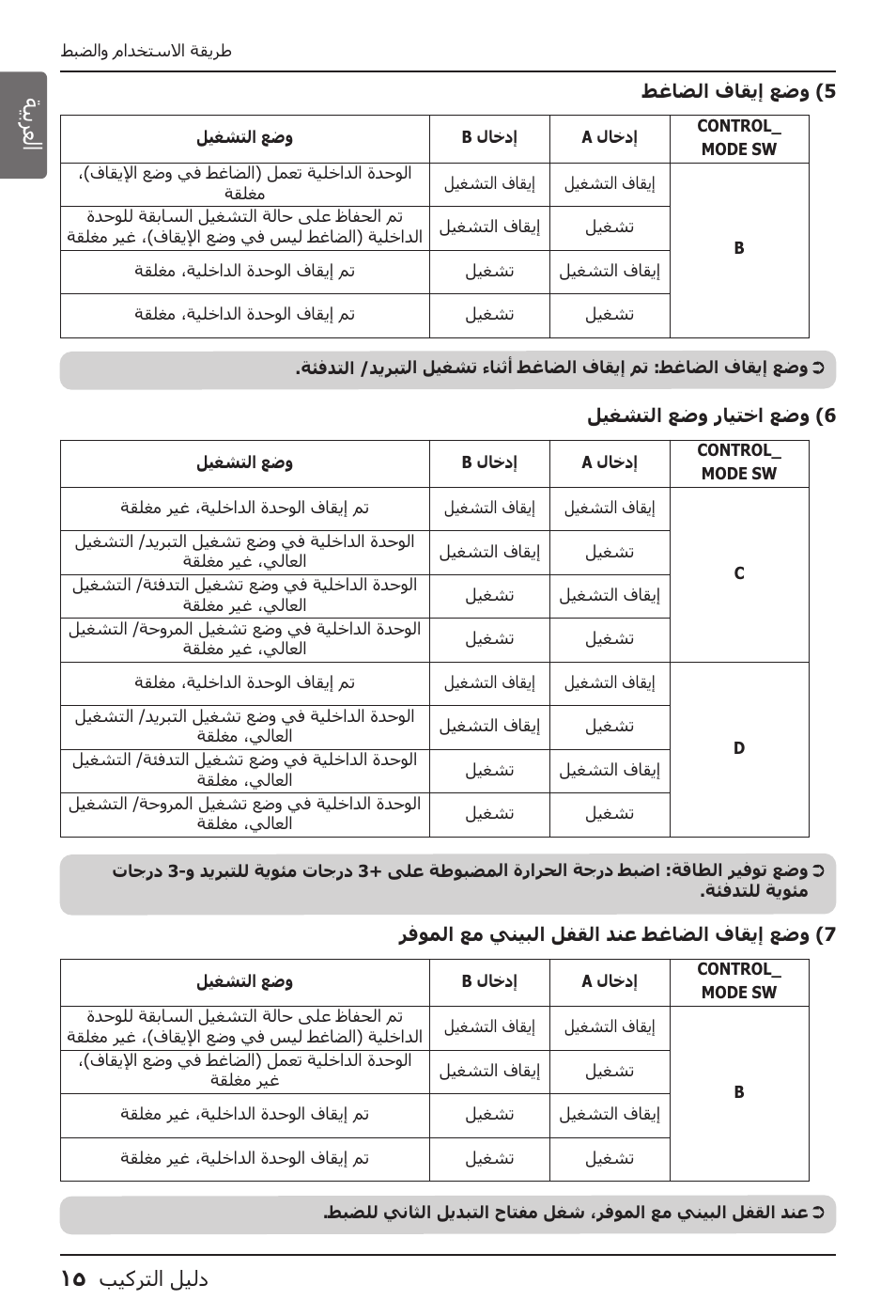 الع ربي ة | LG Dry Contact Module - 2 Contact Points 5V & 12V from Indoor PCB Installation User Manual | Page 127 / 128