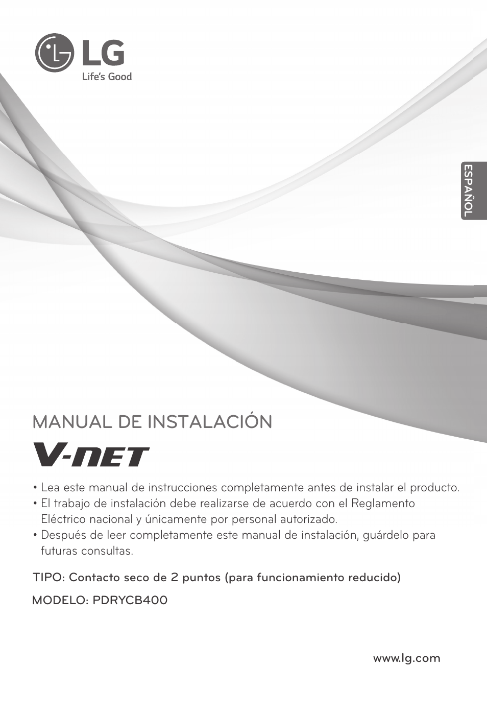 Manual de instalación | LG Dry Contact Module - 2 Contact Points 5V & 12V from Indoor PCB Installation User Manual | Page 33 / 128