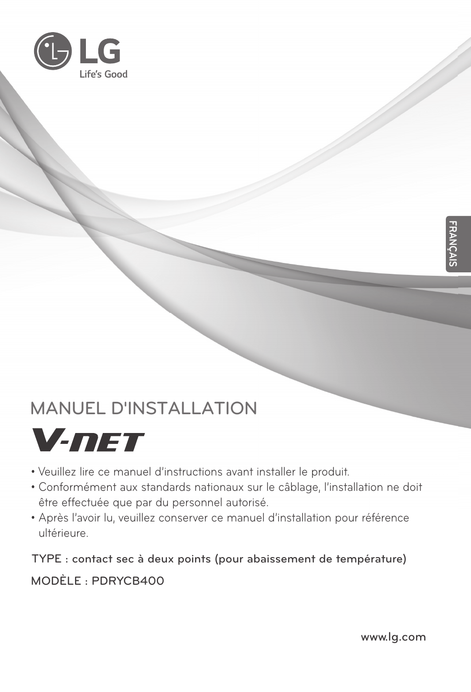 Manuel d'installation | LG Dry Contact Module - 2 Contact Points 5V & 12V from Indoor PCB Installation User Manual | Page 49 / 128