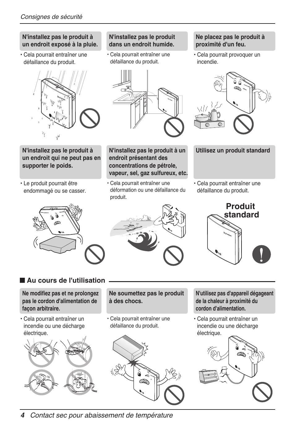 Produit standard | LG Dry Contact Module - 2 Contact Points 5V & 12V from Indoor PCB Installation User Manual | Page 52 / 128