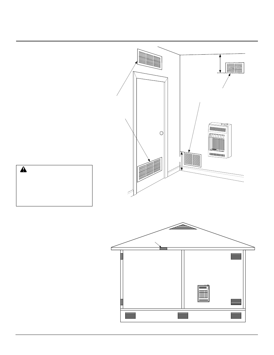 Owner’s manual, Air for combustion and ventilation | Desa 6000 BTU/HR User Manual | Page 5 / 20