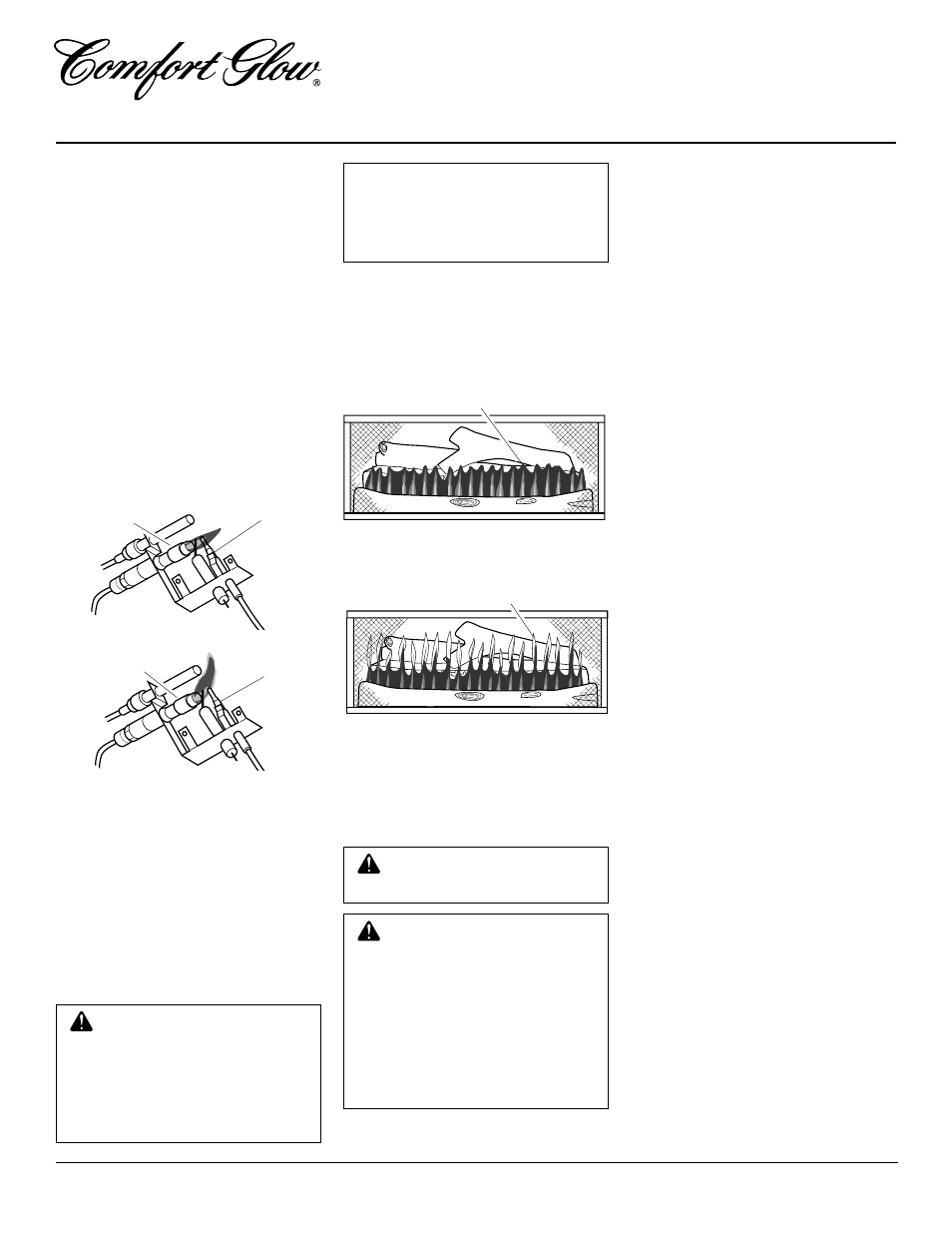 Vent-free natural gas compact fireplace cgcf26nr, Inspecting burners replacement parts, Cleaning and maintenance | Desa CGCF26NR User Manual | Page 16 / 24