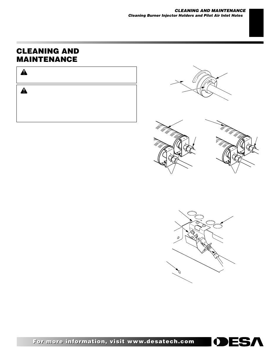 Cleaning and maintenance | Desa CTB3924PR User Manual | Page 23 / 38